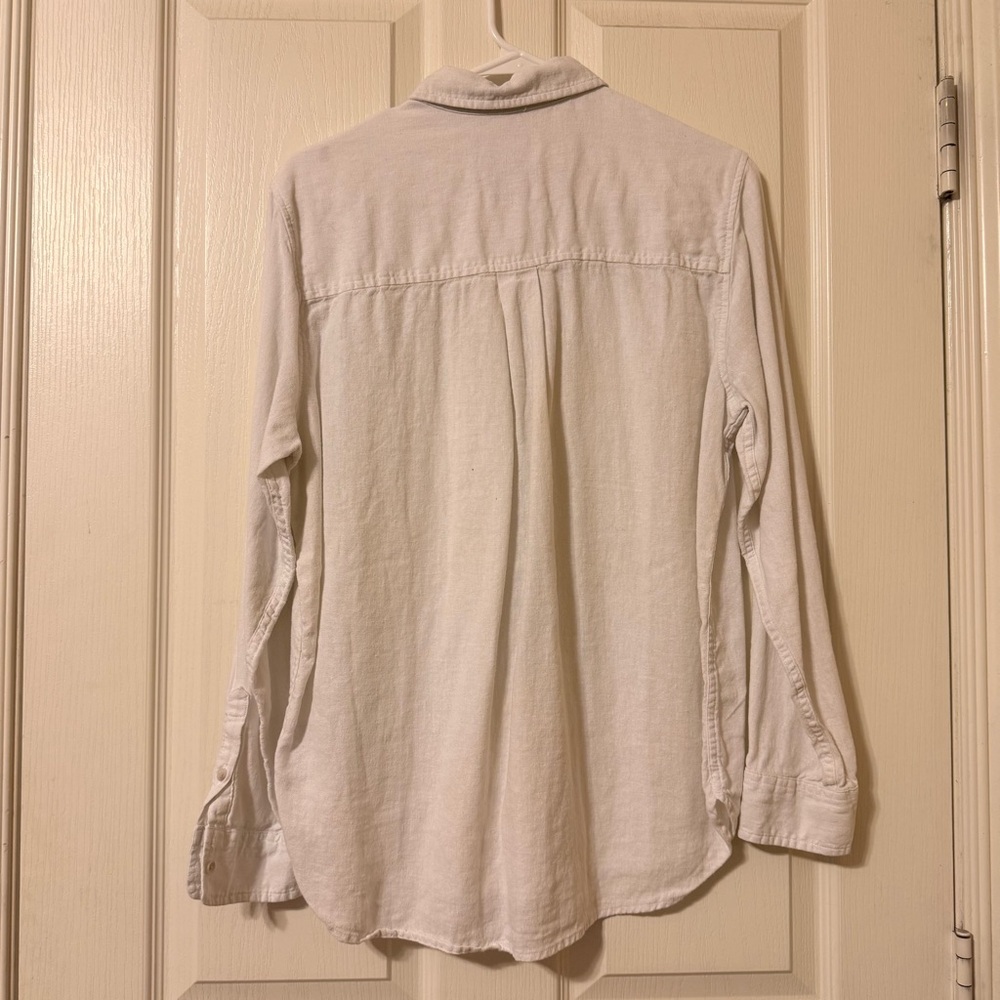 Universal Thread Relaxed Linen-Blend Button-Down … - image 4